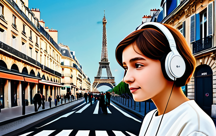 국민주의와 다문화 정책 - **Image Prompt 1: The Kaleidoscope of Evolving French Identity**
"A rich and dynamic visual tape...