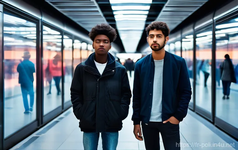 정체성 정치와 차별 - **"Political Identity and Respectful Dialogue in a French Café"**
A diverse group of young adult... 정체성 정치와 차별 - **"Political Identity and Respectful Dialogue in a French Café"**
A diverse group of young adult...