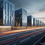 냉전과 탈냉전 - **Prompt 1: Echoes of a Divided World**
"A visually striking depiction of a futuristic, yet hist...