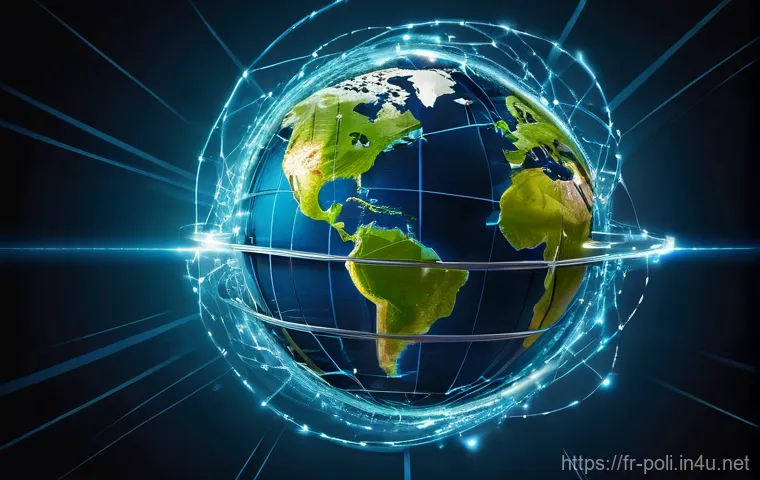 냉전과 탈냉전 - **Prompt 2: The Digital Battleground of Tomorrow**
    "An abstract, high-tech tableau illustrating ...