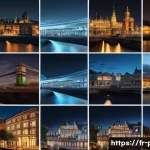 사회정책과 복지국가 - Here are three detailed image generation prompts in English, designed to be suitable for a 15+ audie...